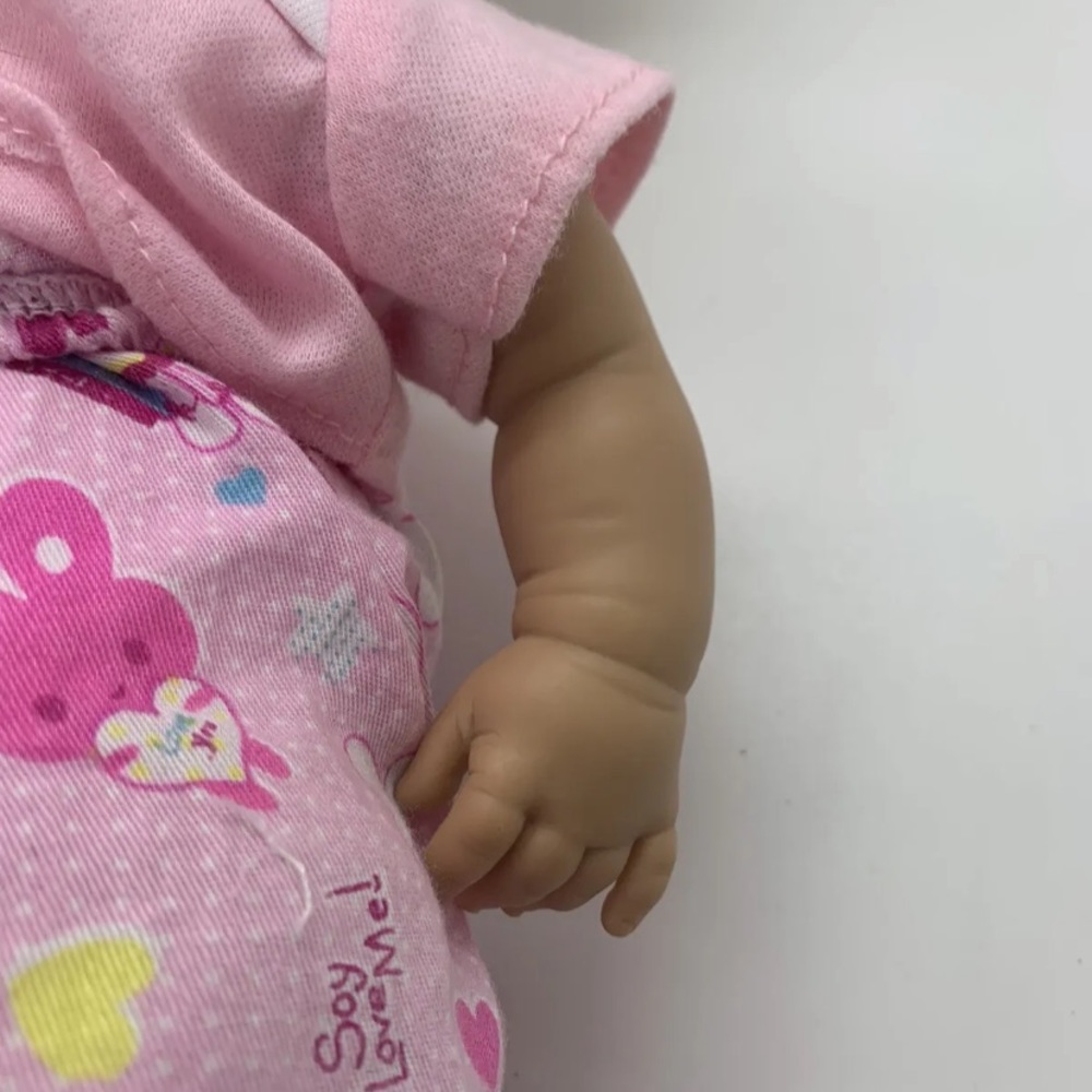 Aria's S-2-F14-40 Hard Face Arms & Legs Soft Stomach Baby Doll Sound Flaw Parts - Picture 5 of 14